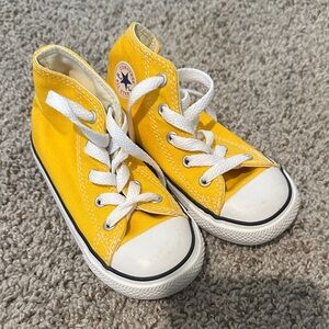 Converse Kids Bright Yellow High-Tops